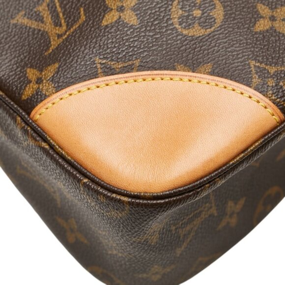 LOUIS VUITTON Brown Monogram Leather Boulogne 30 Shoulder Bag - Picture 4 of 13